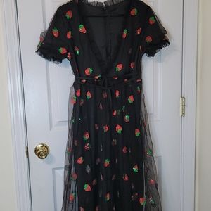 Copy of The Strawberry Dress, but black